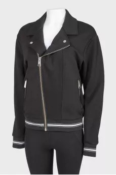 Men's collar bomber, with tag