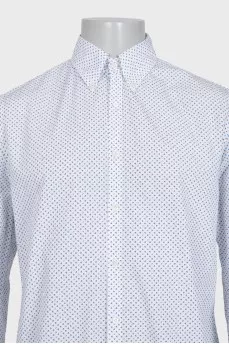Men's shirt with a small floral print