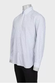 Men's shirt with a small floral print