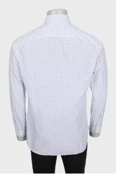 Men's shirt with a small floral print