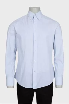 Men's blue checkered shirts
