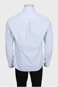 Men's blue checkered shirts