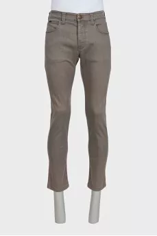 Чоловічі сірі джинси slim fit
