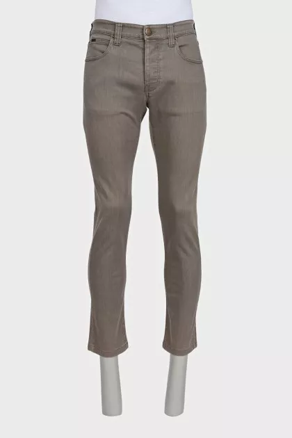 Чоловічі сірі джинси slim fit