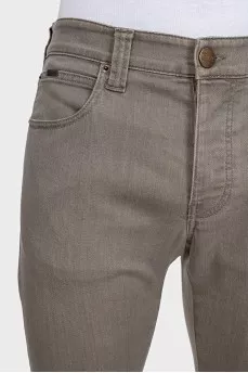 Чоловічі сірі джинси slim fit