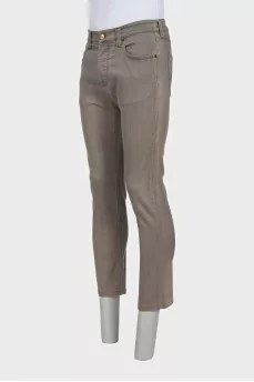 Чоловічі сірі джинси slim fit