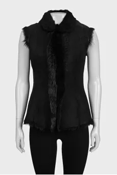 Lambskin fur vest
