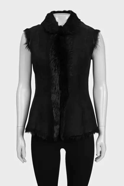 Lambskin fur vest