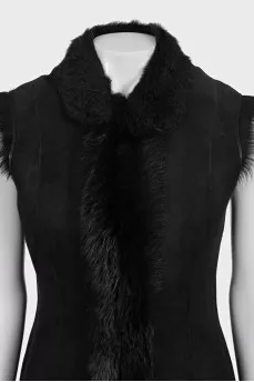 Lambskin fur vest