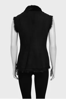 Lambskin fur vest