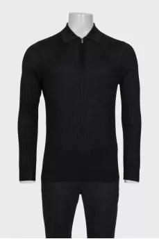 Men's 3D printed zip-up jumper