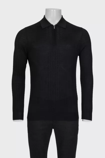 Men's 3D printed zip-up jumper