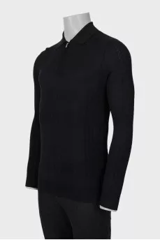 Men's 3D printed zip-up jumper