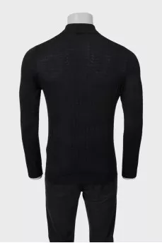 Men's 3D printed zip-up jumper