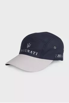 Men's blue cap by Zegna x Maserati
