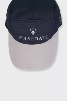 Men's blue cap by Zegna x Maserati