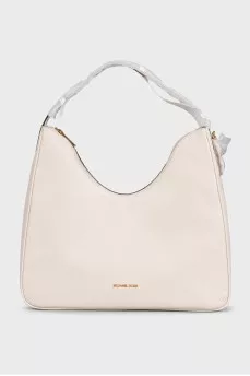White leather Nayla bag with tag