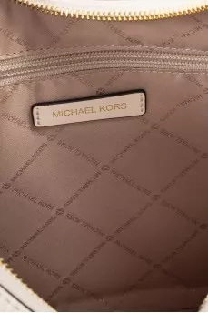 White leather Nayla bag with tag