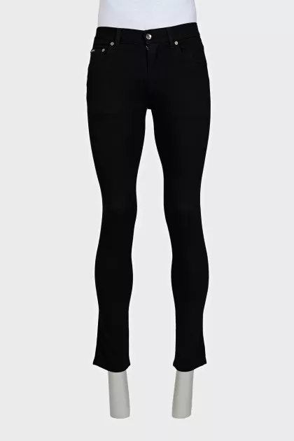 Men's black slim fit jeans