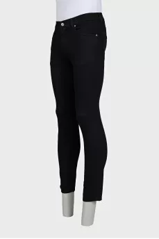 Men's black slim fit jeans