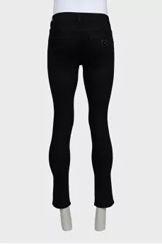 Men's black slim fit jeans