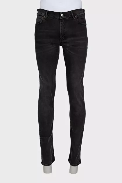 Men's black jeans with tag