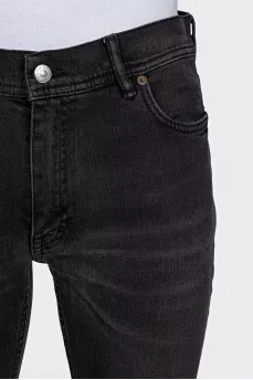 Men's black jeans with tag
