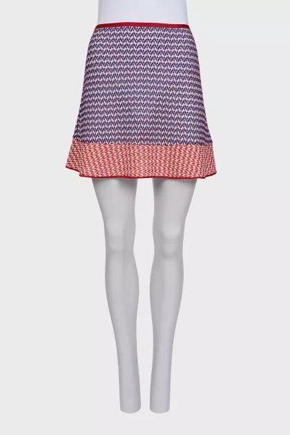 Mini skirt with elastic band