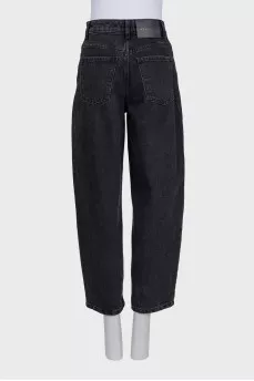 Black banana jeans
