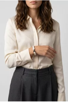 White Clic H bracelet