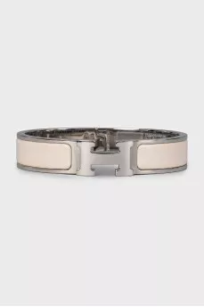 White Clic H bracelet
