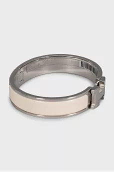 White Clic H bracelet