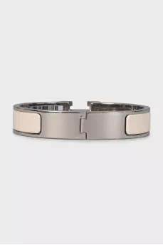 White Clic H bracelet