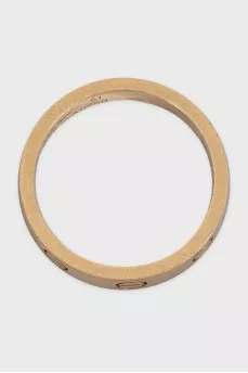 Кільце Love із золота з діамантом