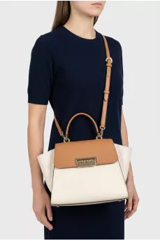 Two-tone leather mesh