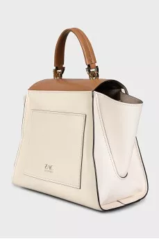 Two-tone leather mesh