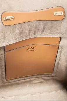 Two-tone leather mesh