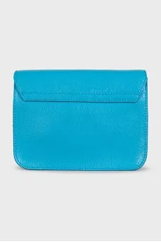 Metropolis bag in blue leather