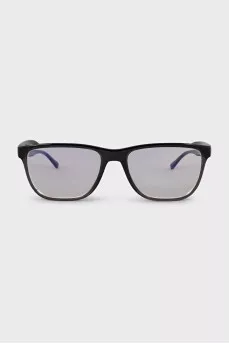 Rectangular glasses with black frames