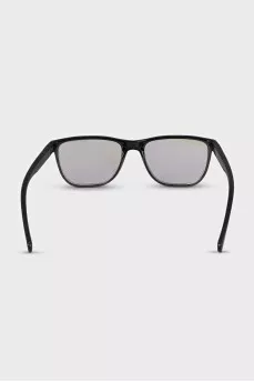 Rectangular glasses with black frames