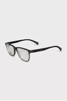 Rectangular glasses with black frames