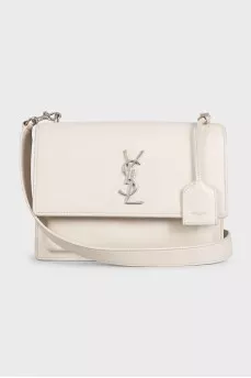 White leather Sunset bag