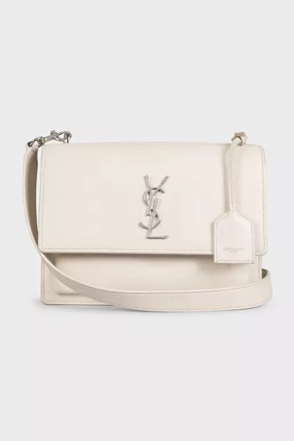 White leather Sunset bag