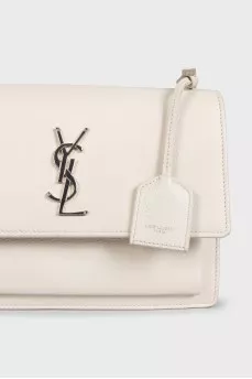 White leather Sunset bag
