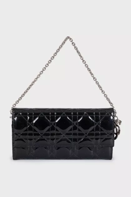 Черный клатч Lady Dior