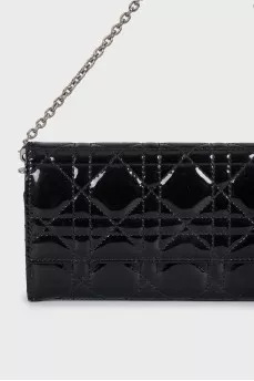 Черный клатч Lady Dior