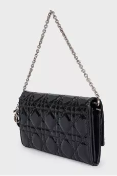 Черный клатч Lady Dior