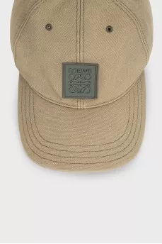 Green cap with logo