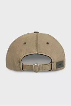 Green cap with logo