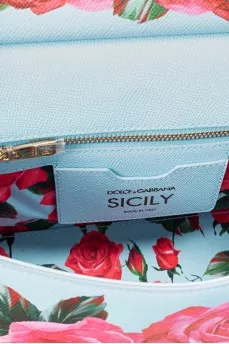 Blue Sicily printed bag